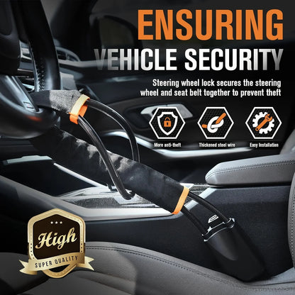 Recommended Vehicle Safety Tools:  Anti-theft car lock, loyal "bodyguard" of your car, guarding travel safety day and night