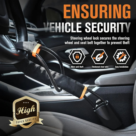 Recommended Vehicle Safety Tools:  Anti-theft car lock, loyal "bodyguard" of your car, guarding travel safety day and night